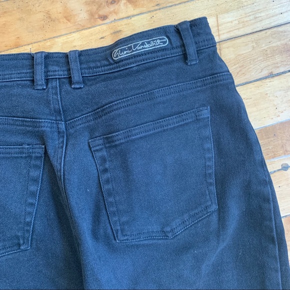 Vintage Gloria Vanderbilt Highrise Jeans Dark Grey - Picture 5 of 6